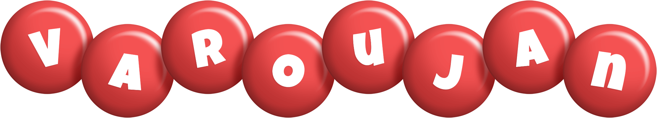 Varoujan candy-red logo