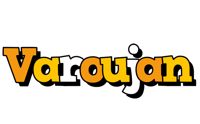 Varoujan cartoon logo