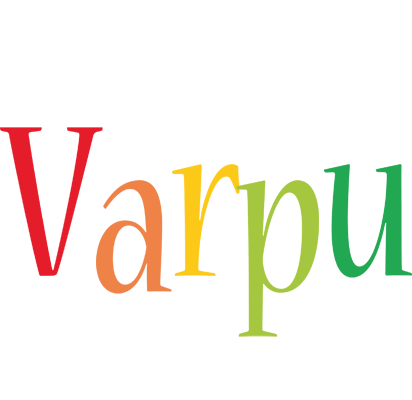 Varpu birthday logo