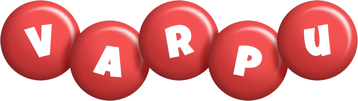 Varpu candy-red logo