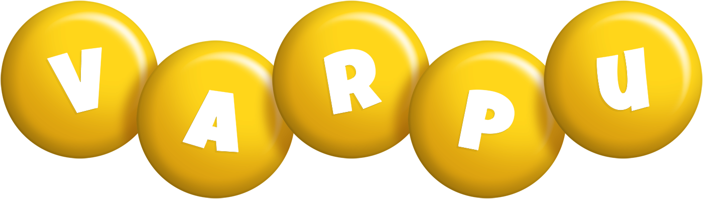 Varpu candy-yellow logo