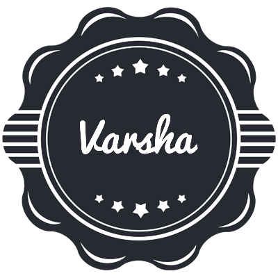 Varsha badge logo