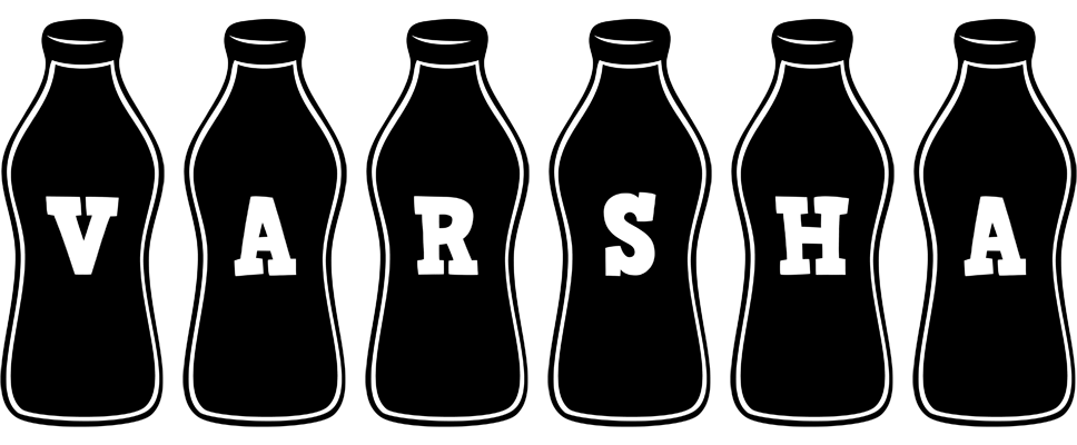 Varsha bottle logo