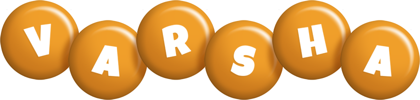 Varsha candy-orange logo