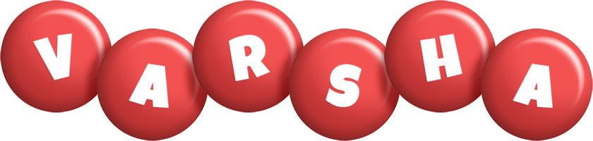 Varsha candy-red logo