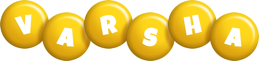 Varsha candy-yellow logo
