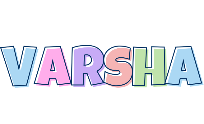 Varsha pastel logo