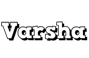 Varsha snowing logo
