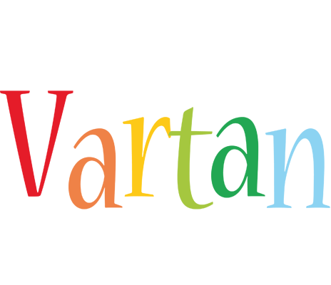 Vartan birthday logo