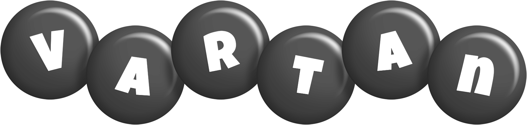 Vartan candy-black logo