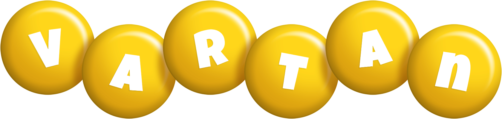 Vartan candy-yellow logo