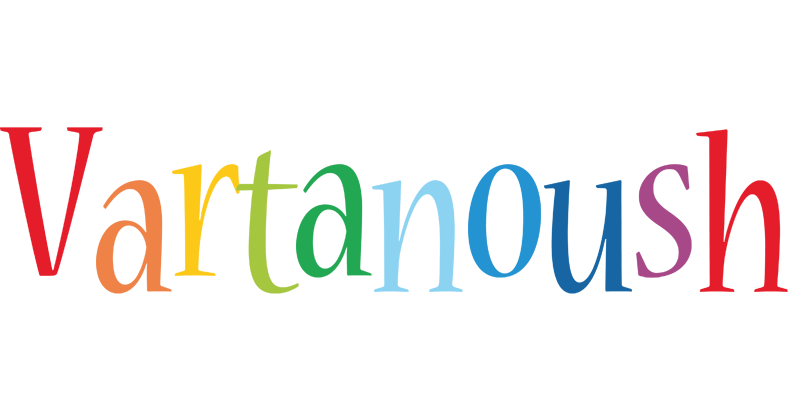Vartanoush birthday logo