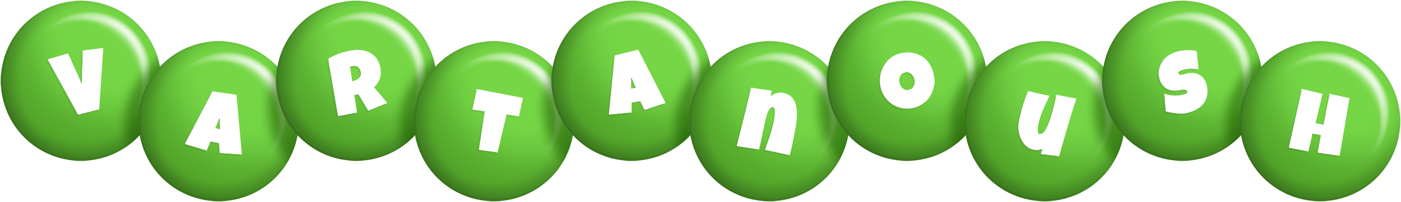 Vartanoush candy-green logo