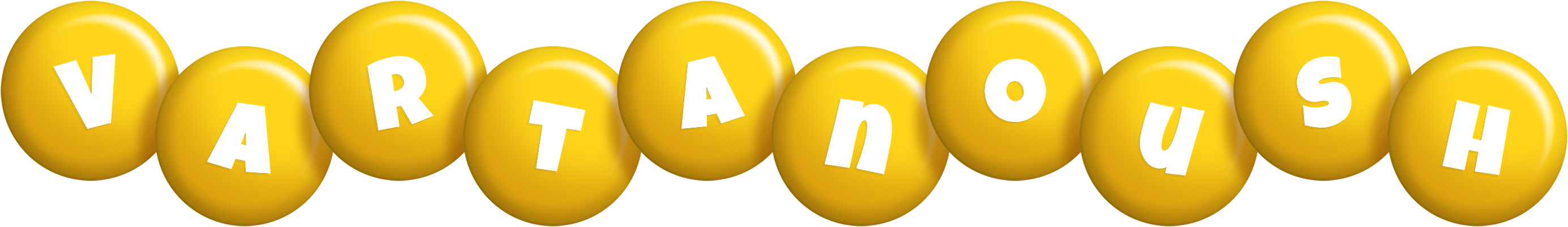 Vartanoush candy-yellow logo