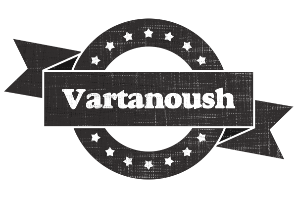 Vartanoush grunge logo