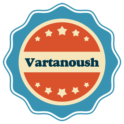 Vartanoush labels logo