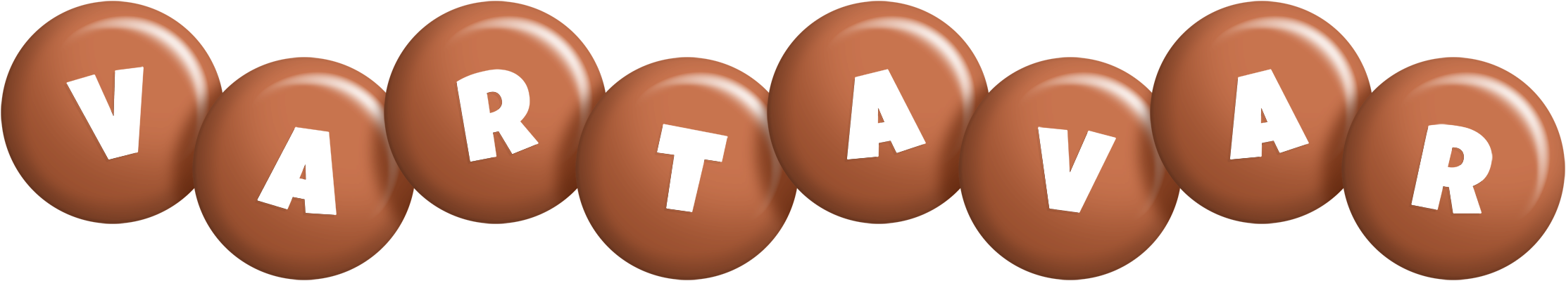 Vartavar candy-brown logo