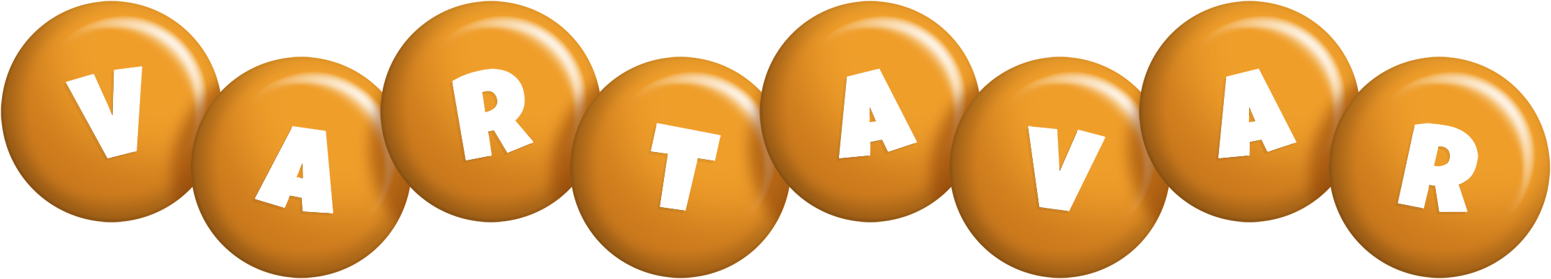 Vartavar candy-orange logo