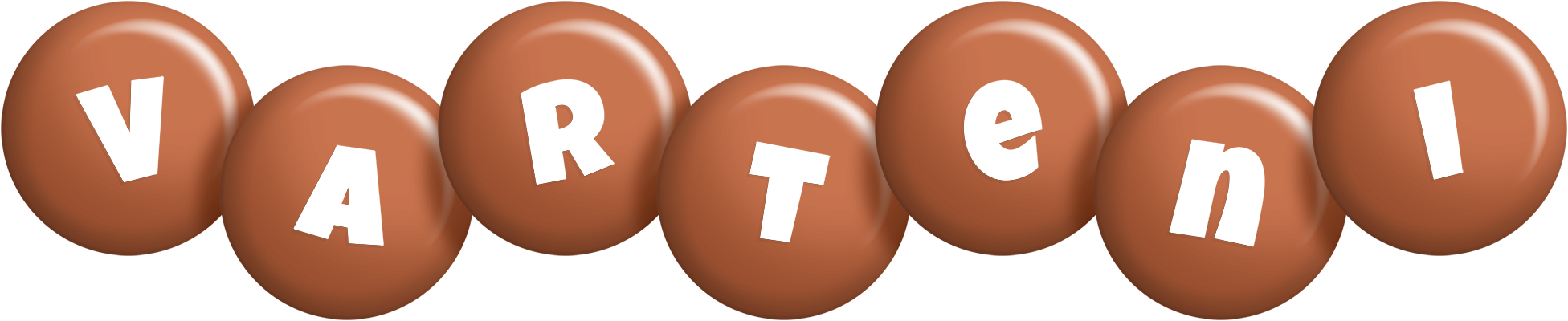 Varteni candy-brown logo