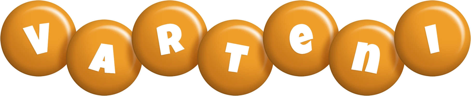 Varteni candy-orange logo