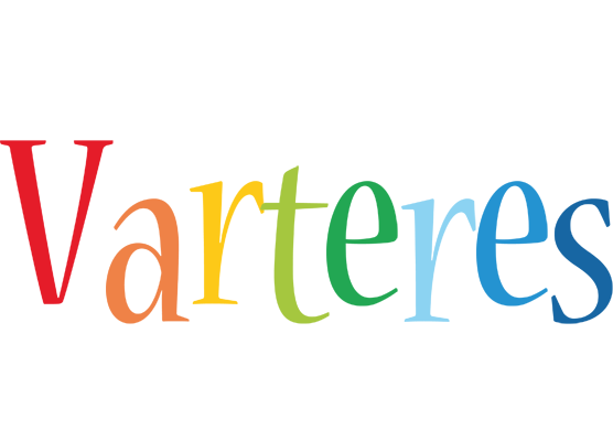Varteres birthday logo
