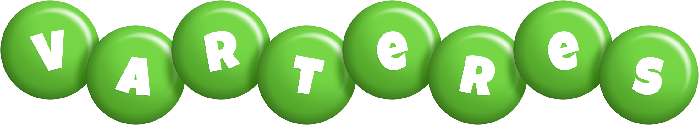 Varteres candy-green logo