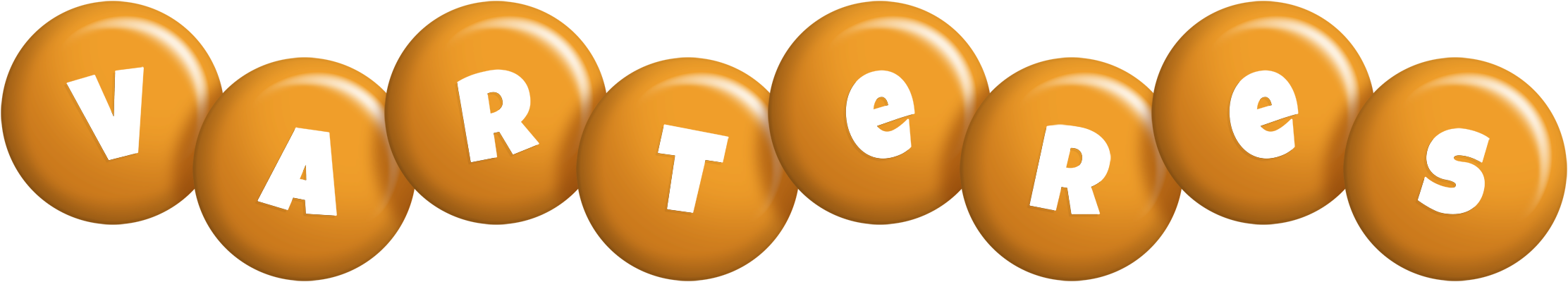 Varteres candy-orange logo