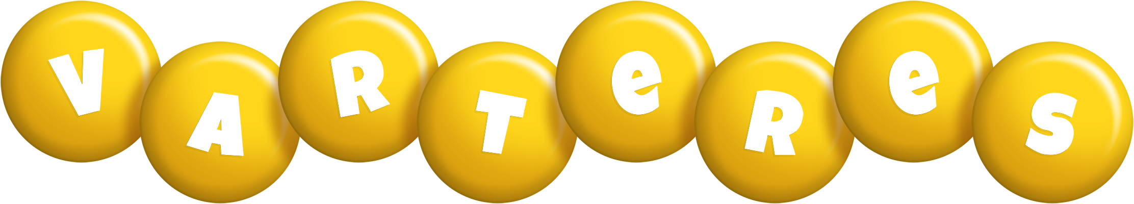 Varteres candy-yellow logo