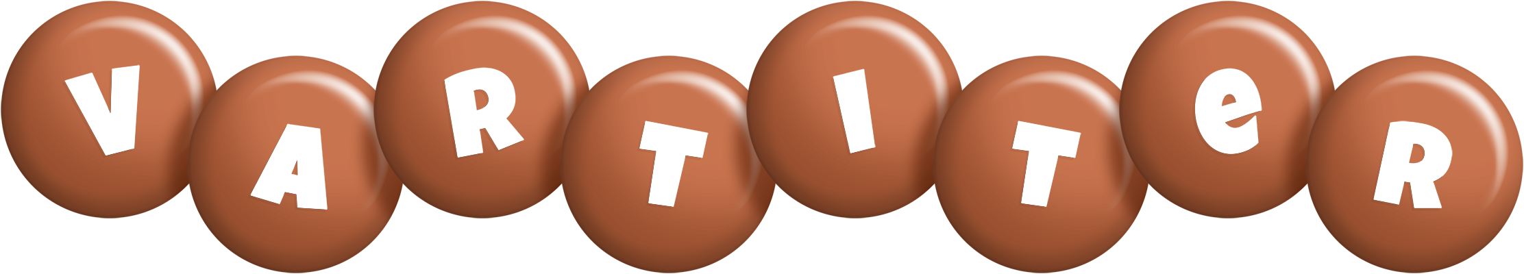Vartiter candy-brown logo