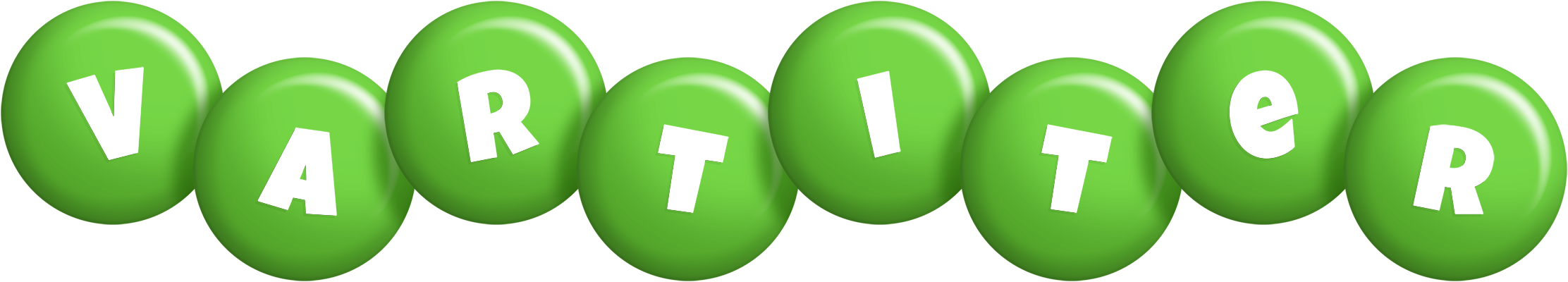 Vartiter candy-green logo