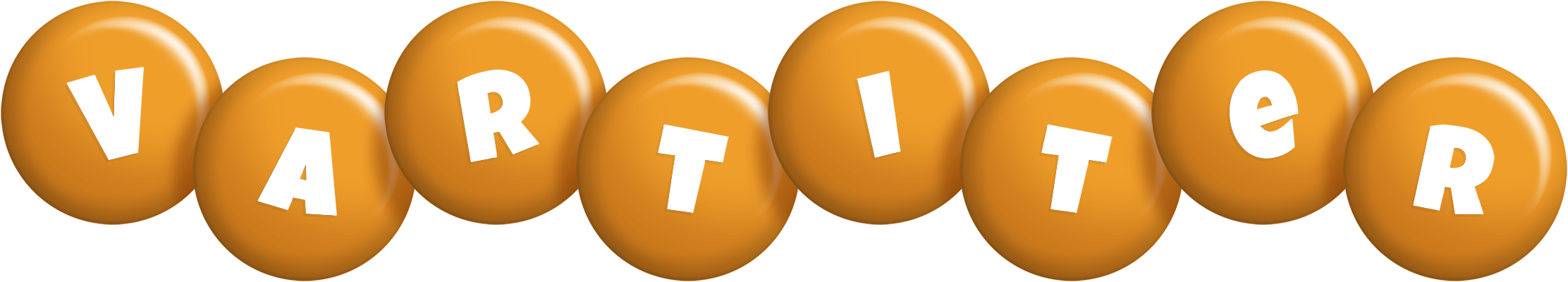Vartiter candy-orange logo
