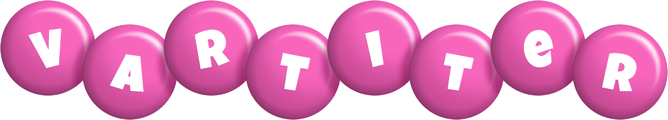 Vartiter candy-pink logo