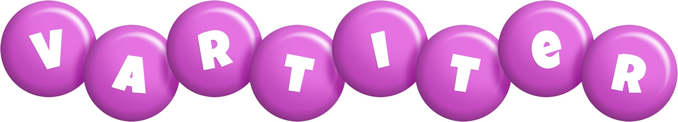 Vartiter candy-purple logo