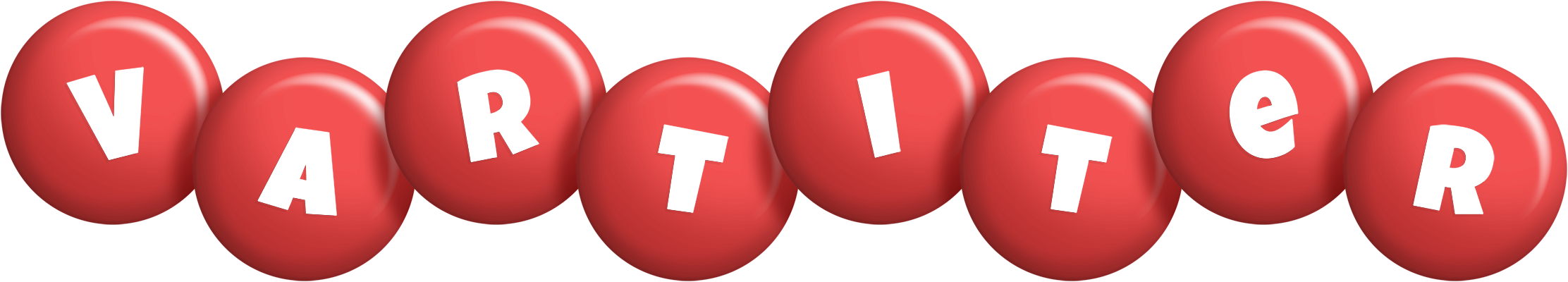 Vartiter candy-red logo