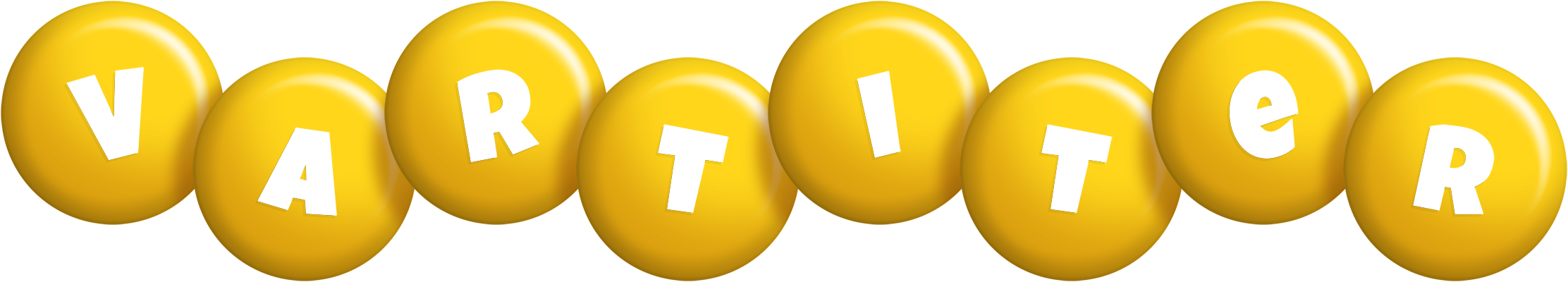 Vartiter candy-yellow logo
