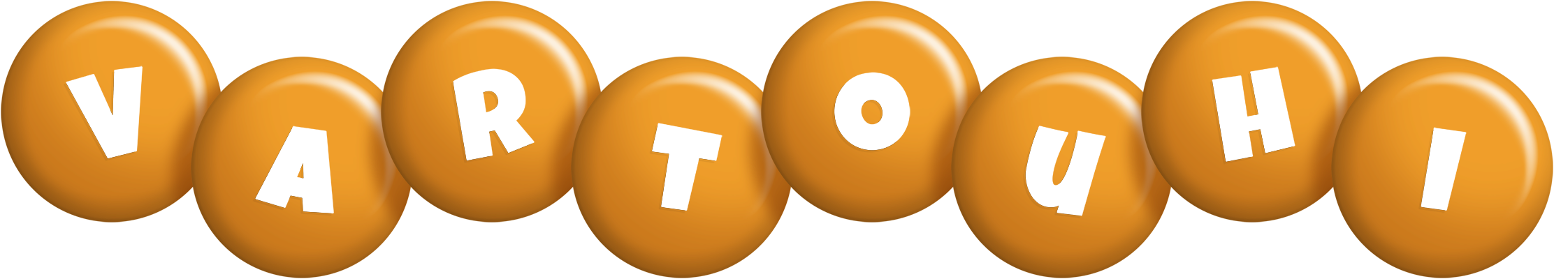 Vartouhi candy-orange logo