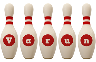 Varun bowling-pin logo