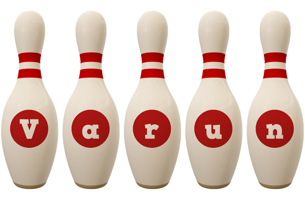 Varun bowling-pin logo