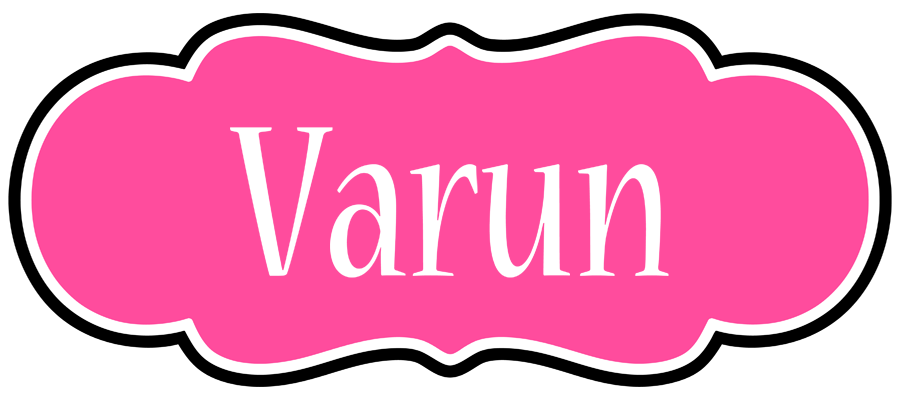 Varun invitation logo