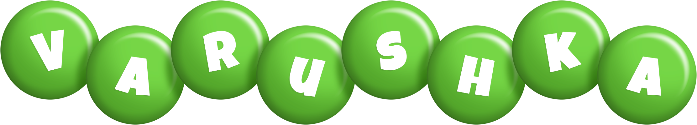 Varushka candy-green logo