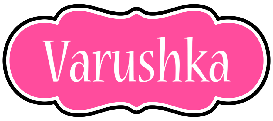 Varushka invitation logo