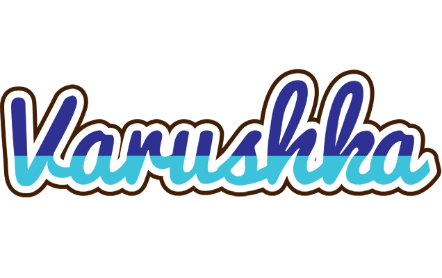 Varushka raining logo