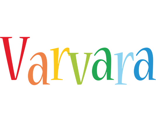 Varvara birthday logo
