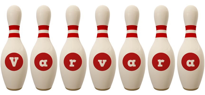Varvara bowling-pin logo