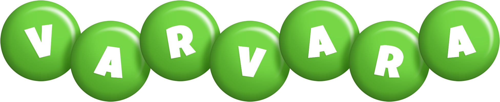 Varvara candy-green logo