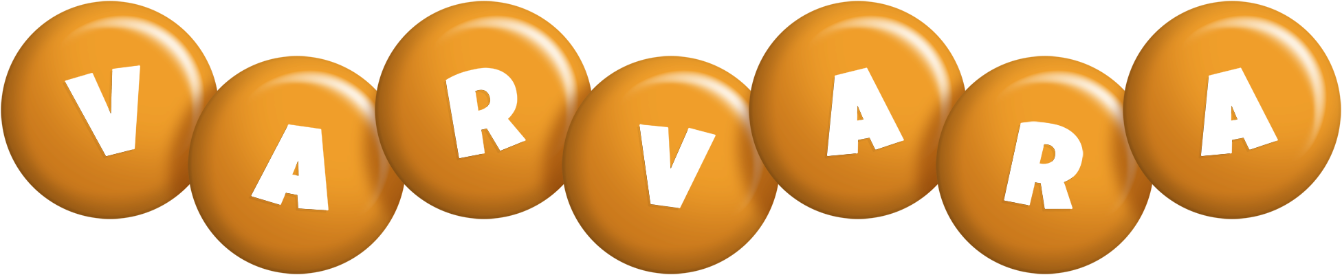 Varvara candy-orange logo