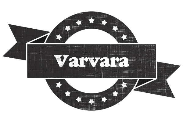Varvara grunge logo