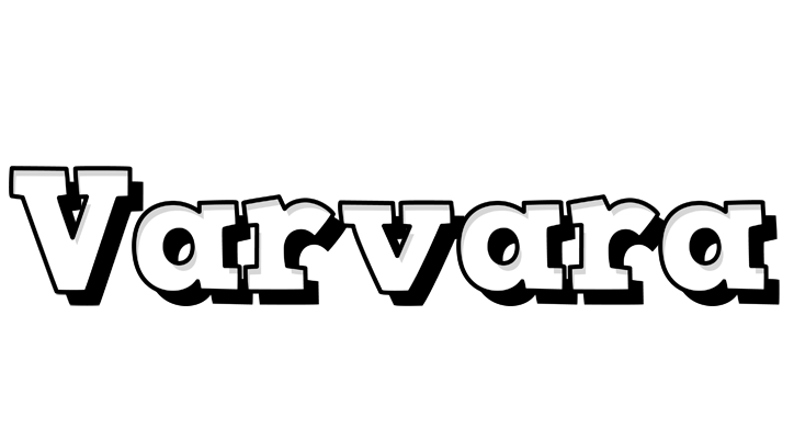 Varvara snowing logo