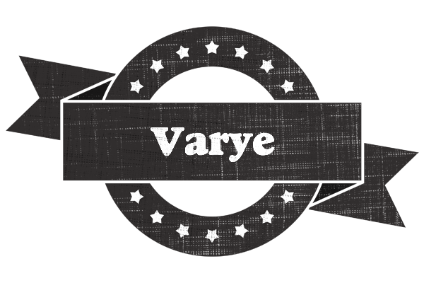 Varye grunge logo