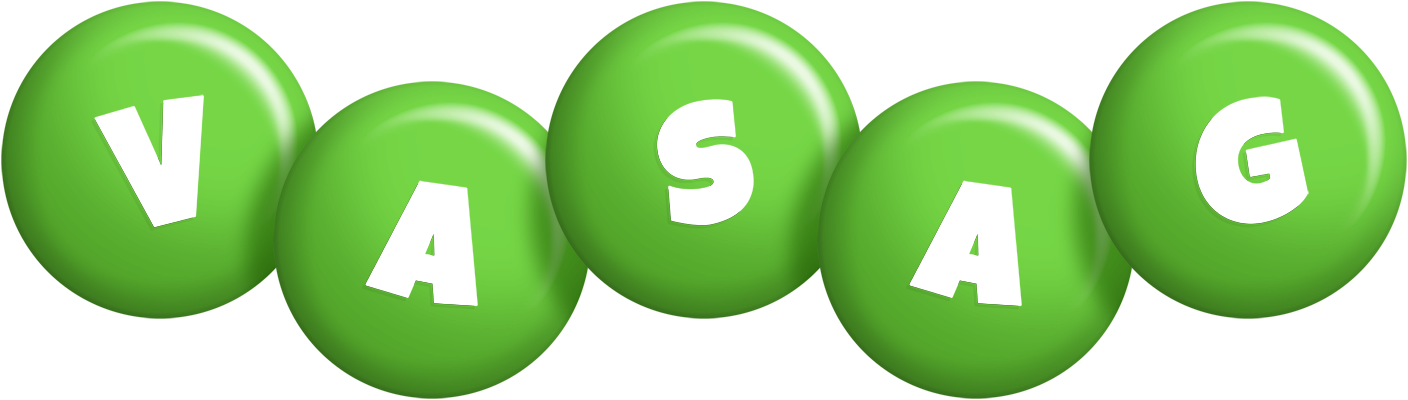 Vasag candy-green logo